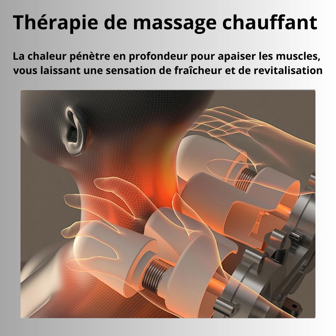 Cervizen™ masseur thai pour cervicales, nuque et cou.