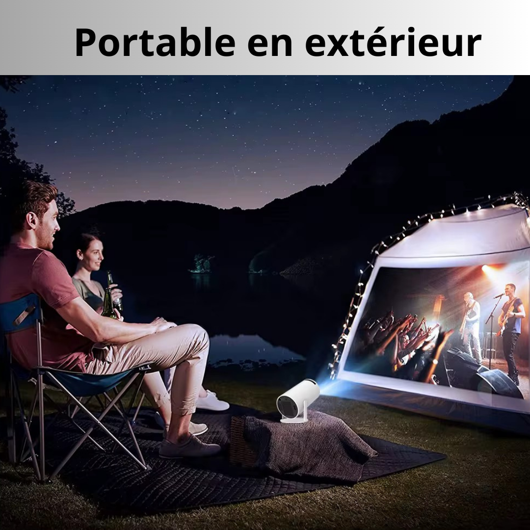 ProjectHome™ mini vidéoprojecteur portable - Home cinema