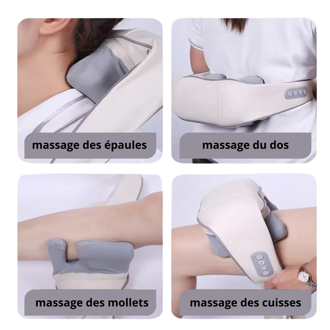 Cervizen™ masseur thai pour cervicales, nuque et cou.